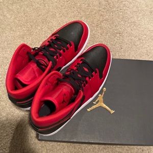 Nike Air Jordan 1’s, Size 13, Black and Red